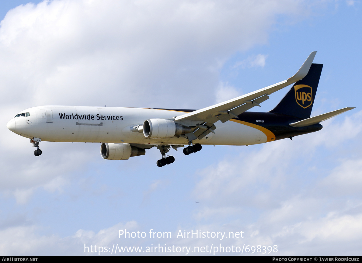 Aircraft Photo of N308UP | Boeing 767-34AF/ER | United Parcel Service - UPS | AirHistory.net #698398