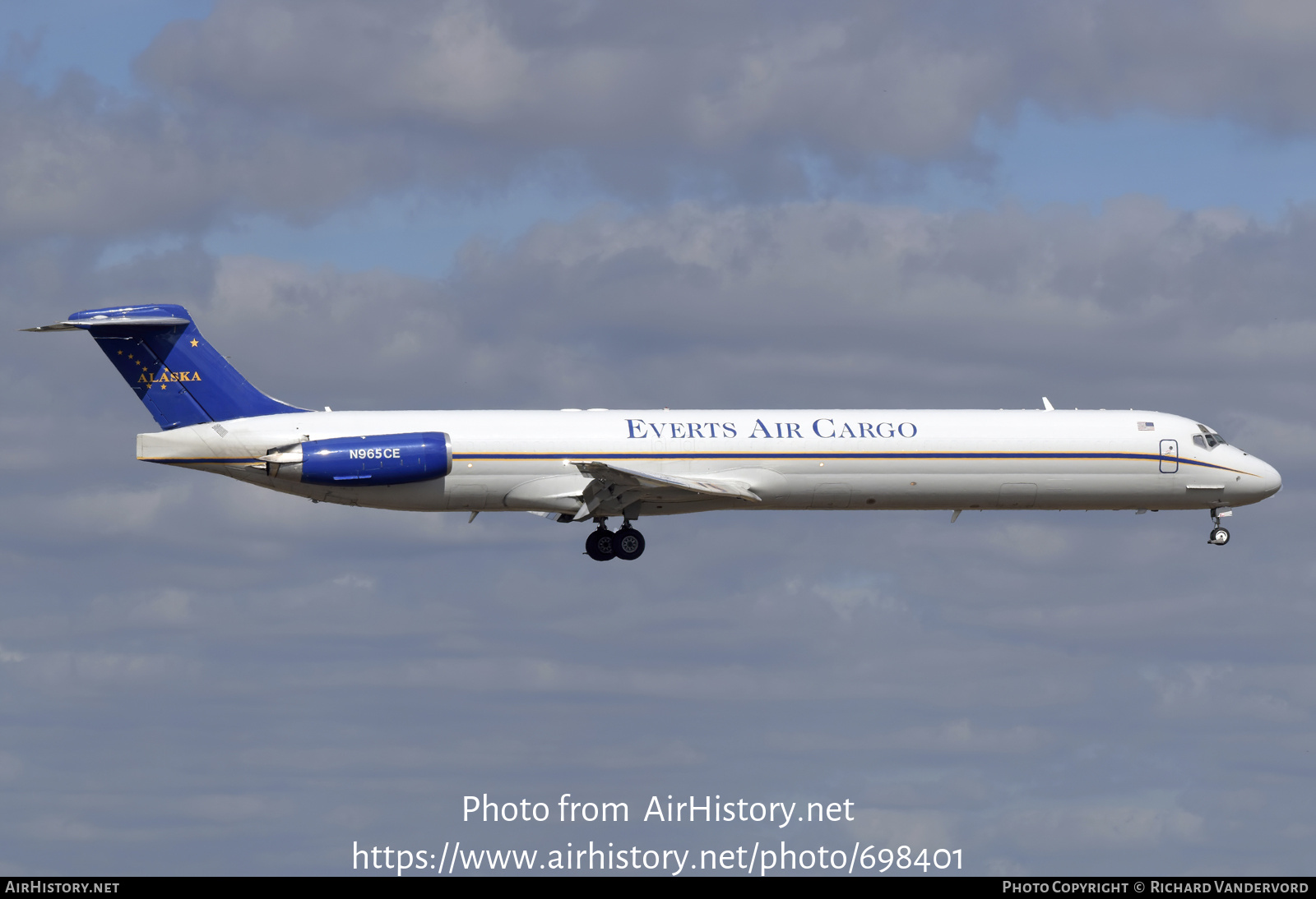 Aircraft Photo of N965CE | McDonnell Douglas MD-83 (DC-9-83) | Everts Air Cargo | AirHistory.net #698401