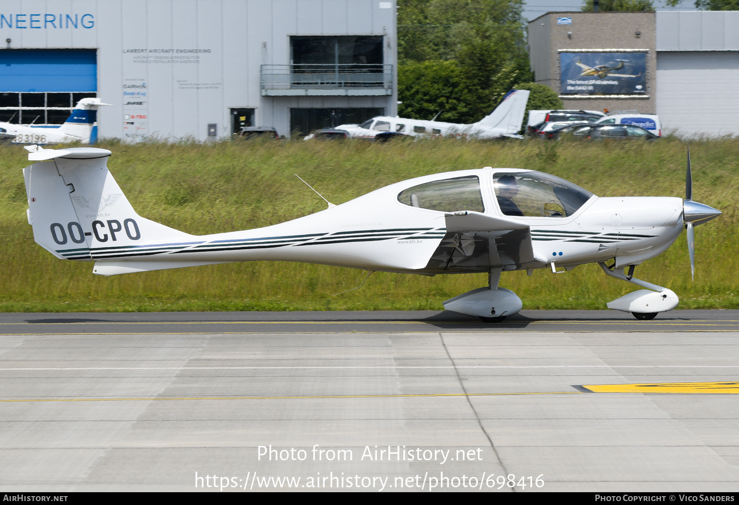 Aircraft Photo of OO-CPO | Diamond DA40 Diamond Star | AirHistory.net #698416