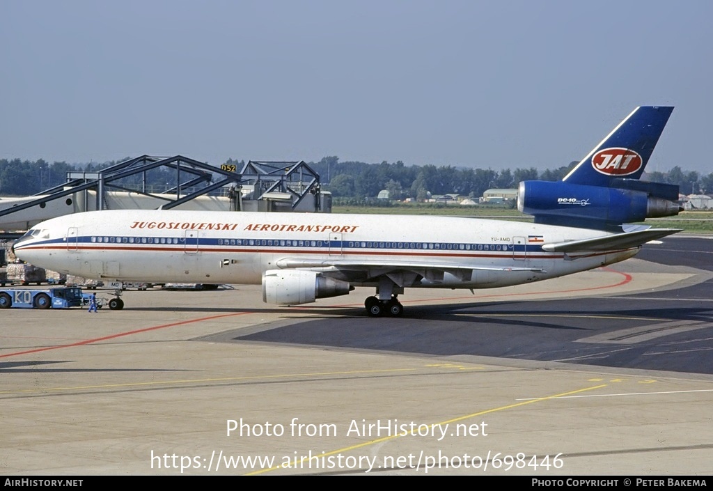 Aircraft Photo of YU-AMD | McDonnell Douglas DC-10-30 | JAT Yugoslav ...