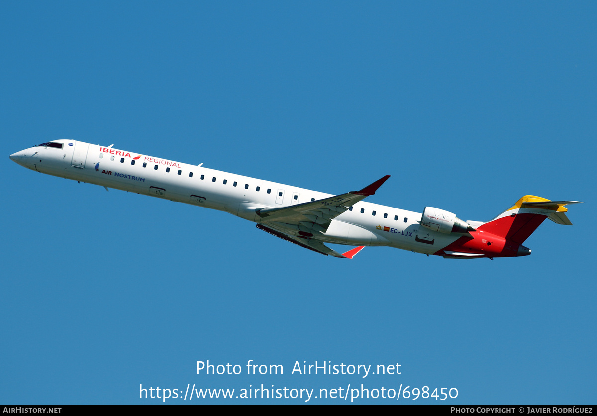 Aircraft Photo of EC-LJX | Bombardier CRJ-1000ER NG (CL-600-2E25) | Iberia Regional | AirHistory.net #698450