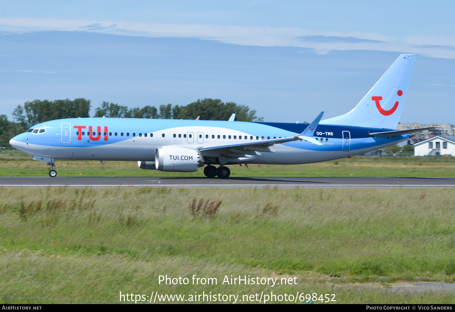 Aircraft Photo of OO-TMS | Boeing 737-8 Max 8 | TUI | AirHistory.net #698452