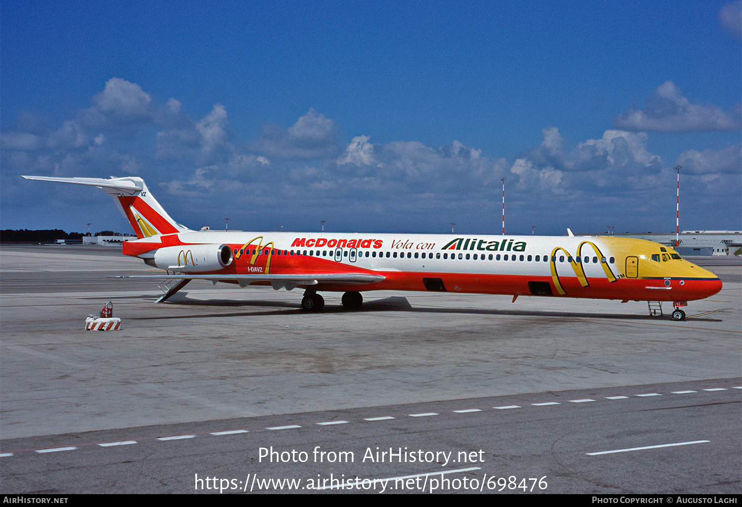 Aircraft Photo of I-DAVZ | McDonnell Douglas MD-82 (DC-9-82) | Alitalia | AirHistory.net #698476