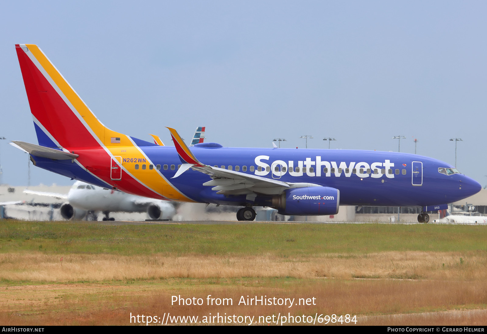 Aircraft Photo of N262WN | Boeing 737-7H4 | Southwest Airlines | AirHistory.net #698484