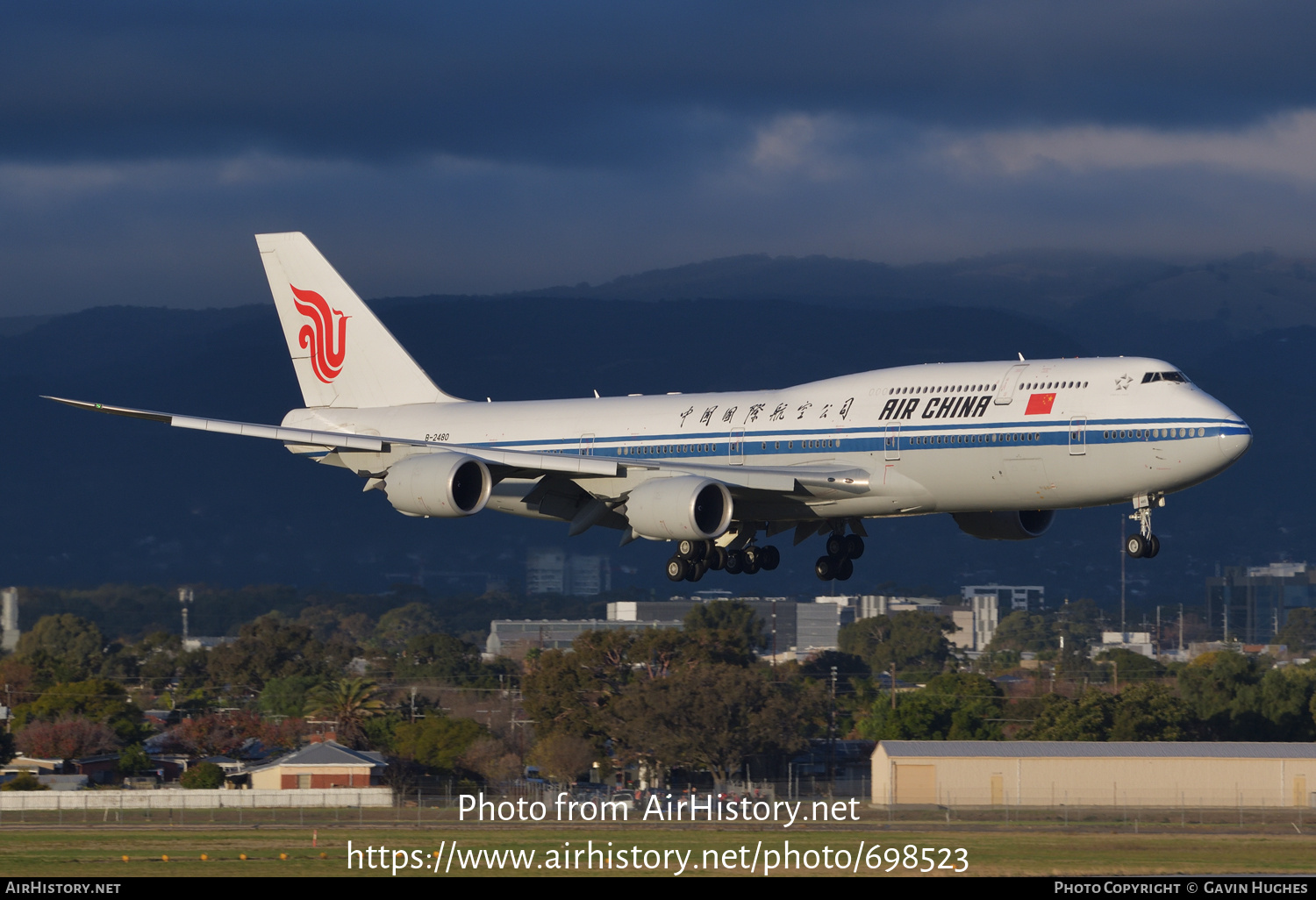 Aircraft Photo of B-2480 | Boeing 747-89L | Air China | AirHistory.net #698523