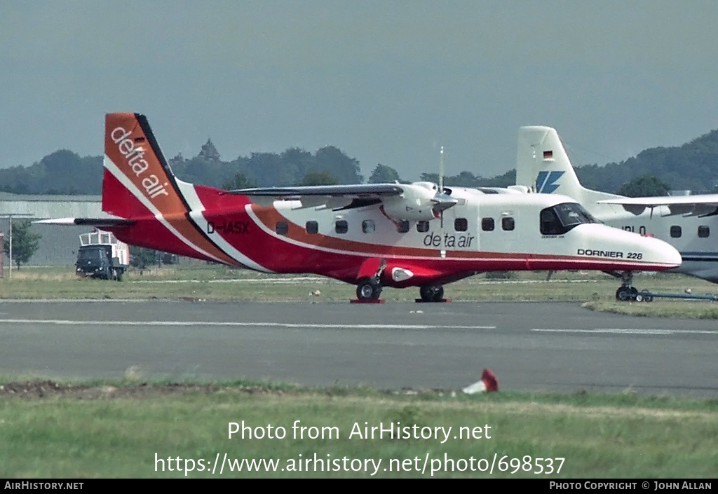 Aircraft Photo of D-IASX | Dornier 228-200 | Delta Air | AirHistory.net #698537