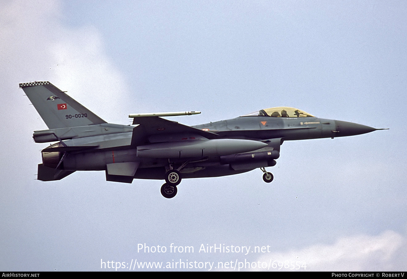 Aircraft Photo of 90-0020 | General Dynamics F-16C Barak | Turkey - Air Force | AirHistory.net #698554