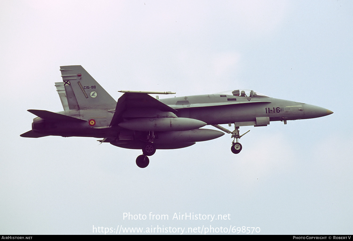 Aircraft Photo of C.15-88 | McDonnell Douglas F/A-18A+ Hornet | Spain - Air Force | AirHistory.net #698570
