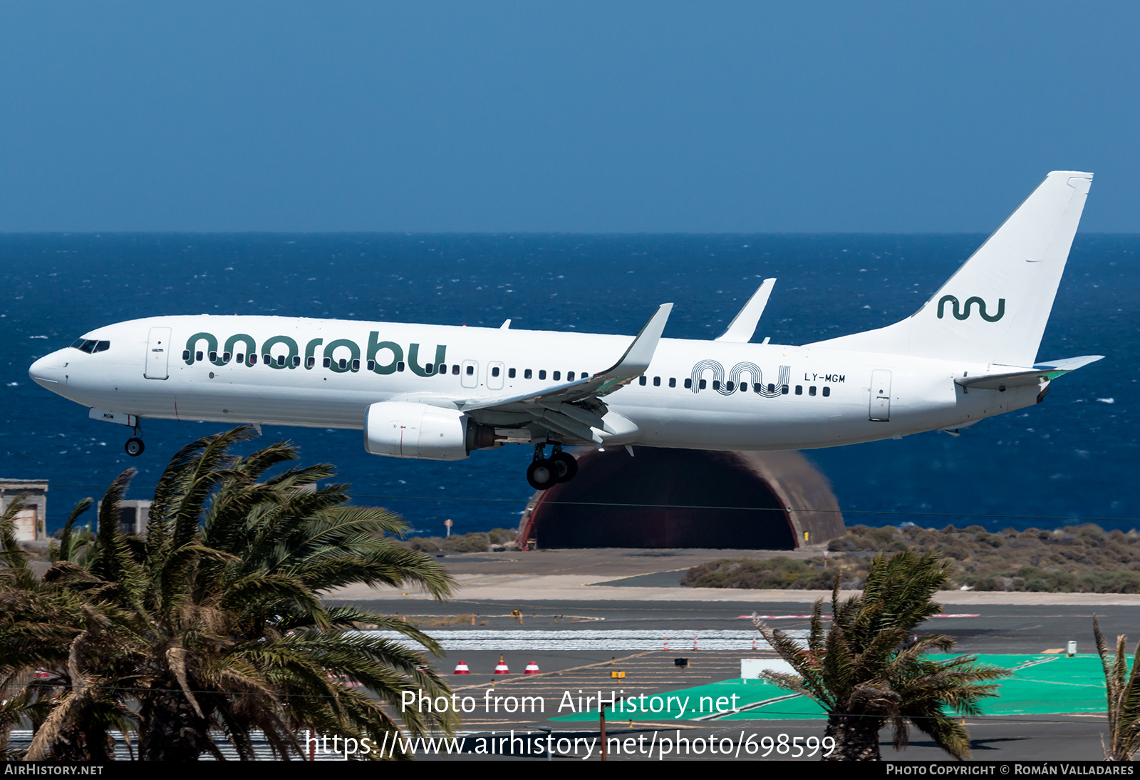 Aircraft Photo of LY-MGM | Boeing 737-8EH | Marabu Airlines | AirHistory.net #698599