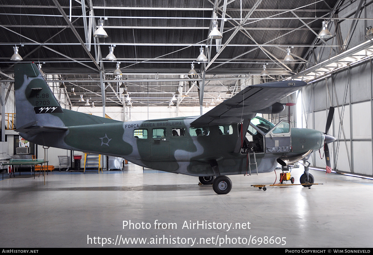 Aircraft Photo of 2703 | Cessna C-98 Caravan I (208) | Brazil - Air Force | AirHistory.net #698605