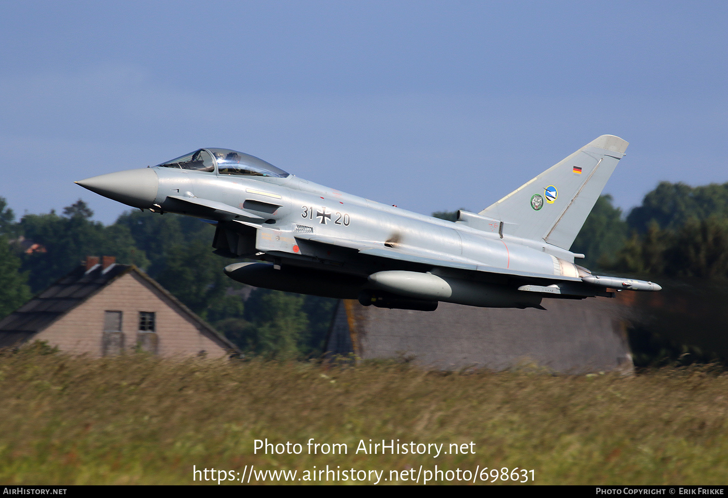 Aircraft Photo of 3120 | Eurofighter EF-2000 Typhoon S | Germany - Air Force | AirHistory.net #698631