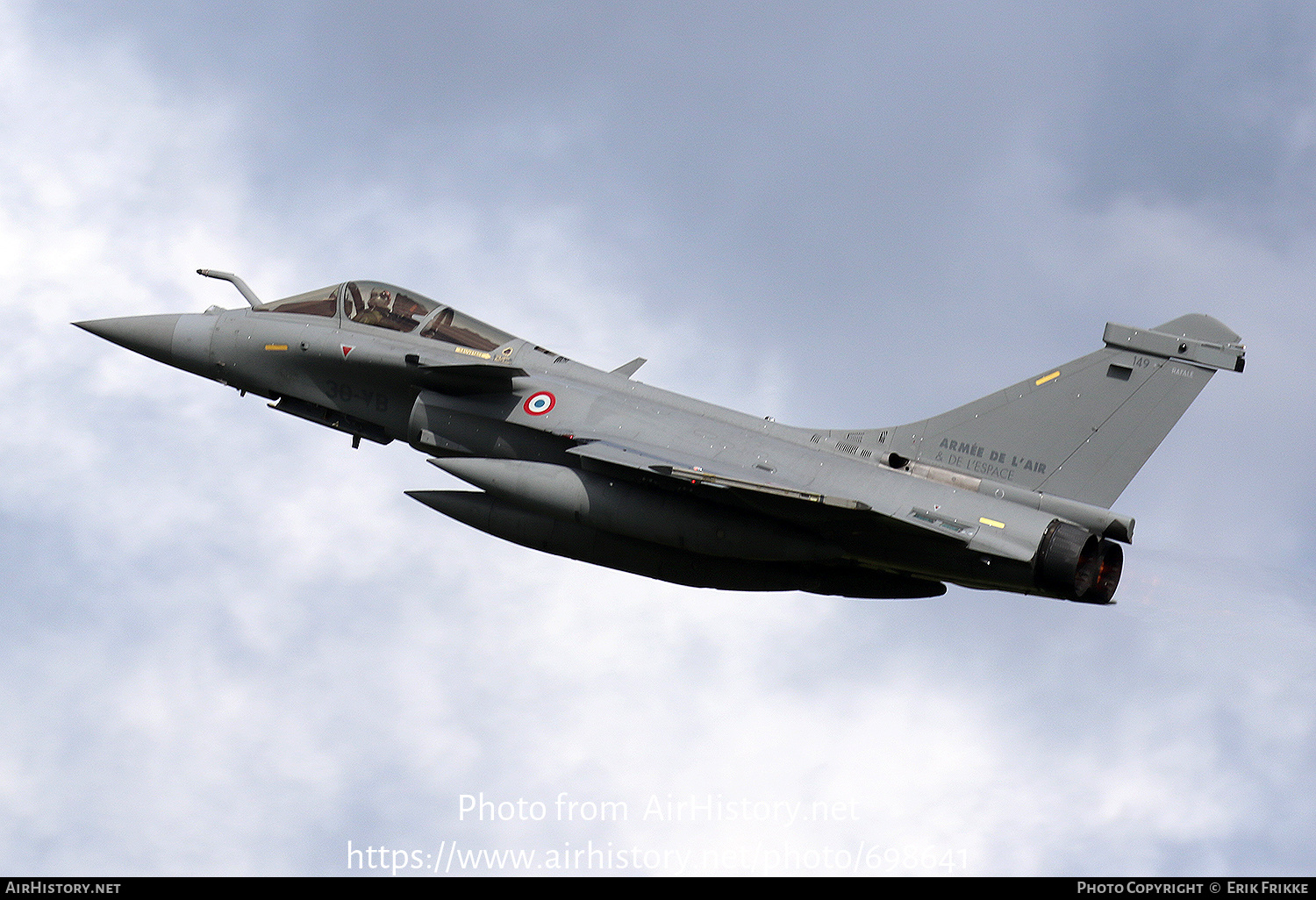 Aircraft Photo of 149 | Dassault Rafale C | France - Air Force | AirHistory.net #698641