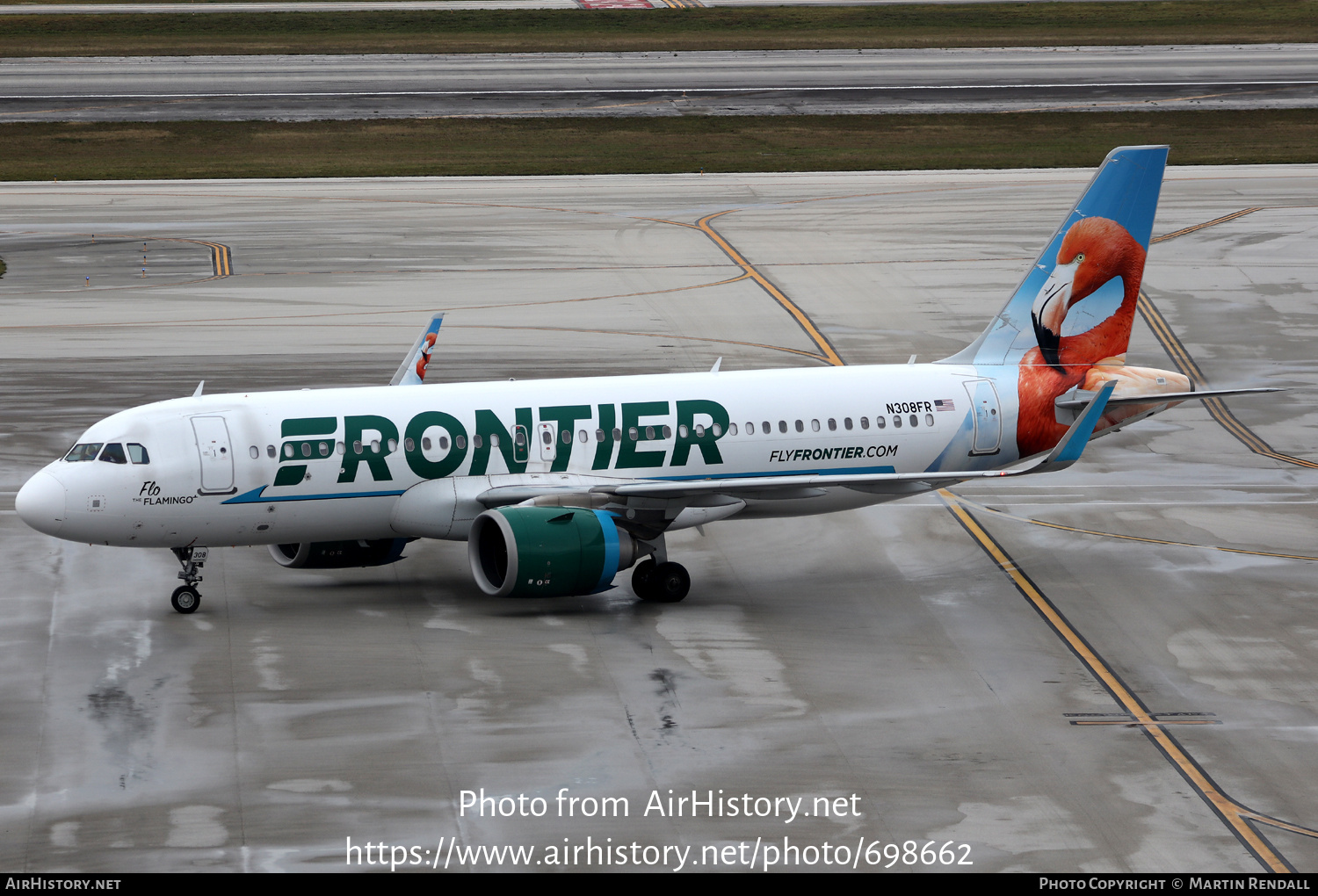 Aircraft Photo of N308FR | Airbus A320-251N | Frontier Airlines | AirHistory.net #698662