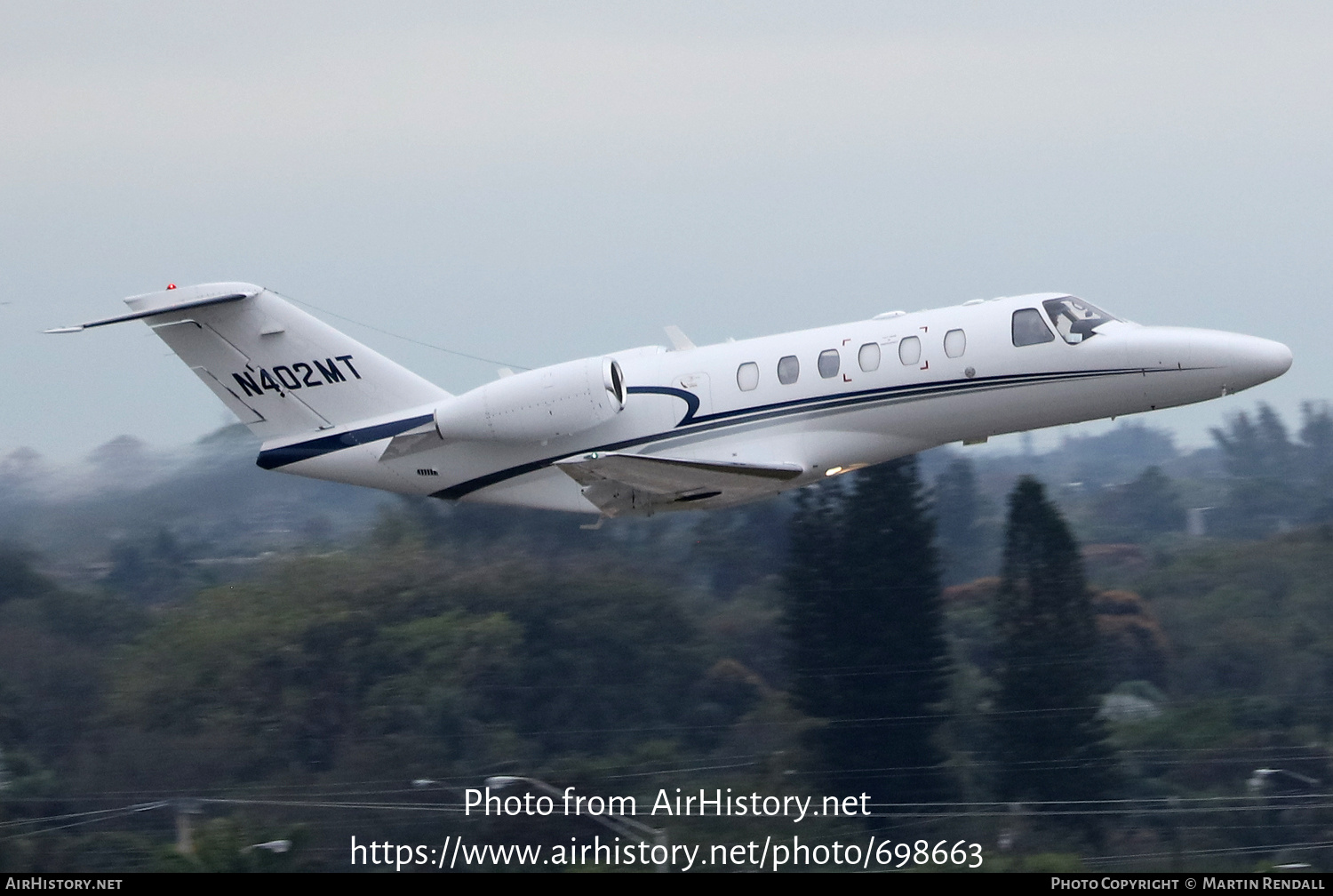 Aircraft Photo of N402MT | Cessna 525A CitationJet CJ2+ | AirHistory.net #698663