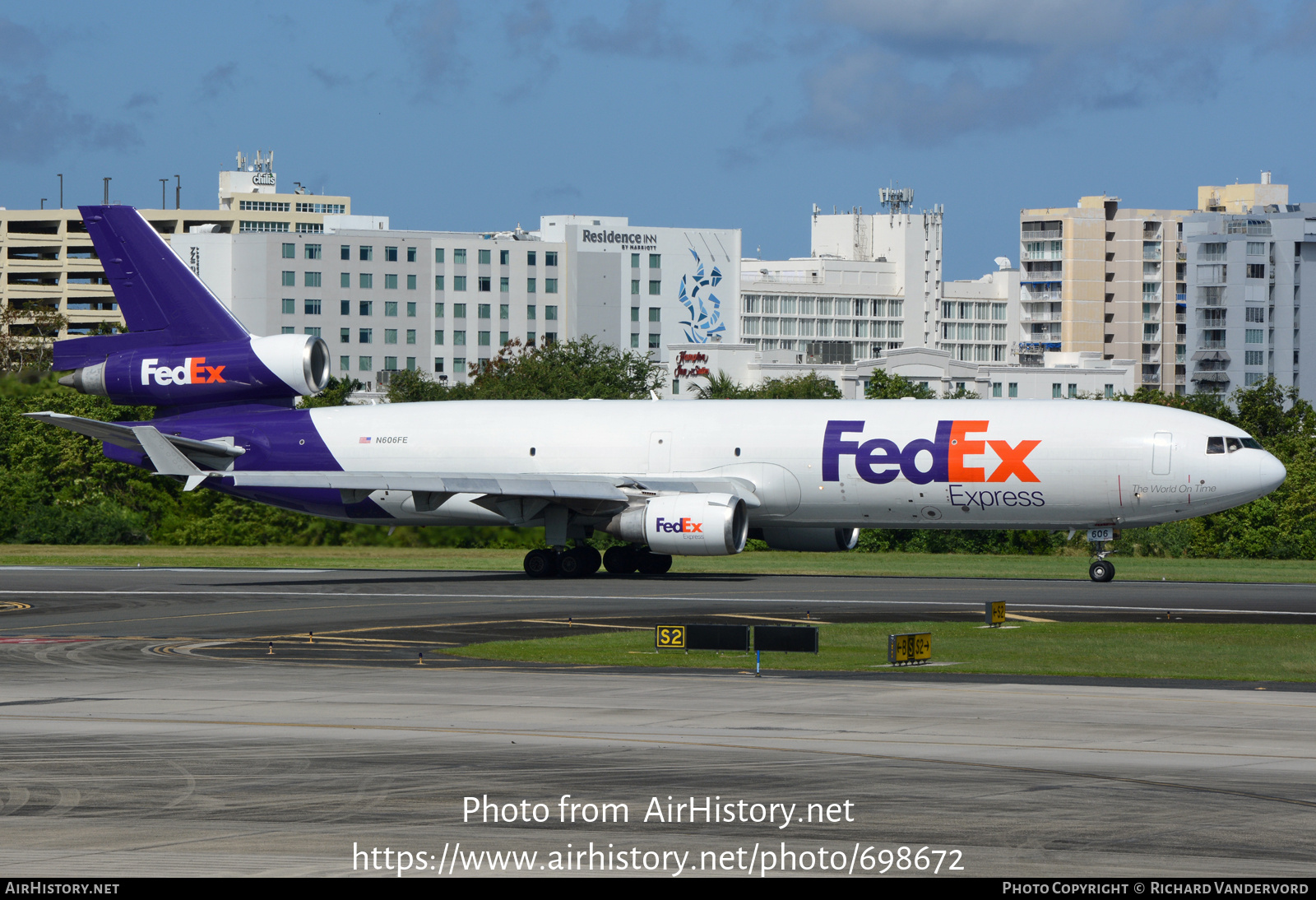 Aircraft Photo of N606FE | McDonnell Douglas MD-11F | FedEx Express - Federal Express | AirHistory.net #698672