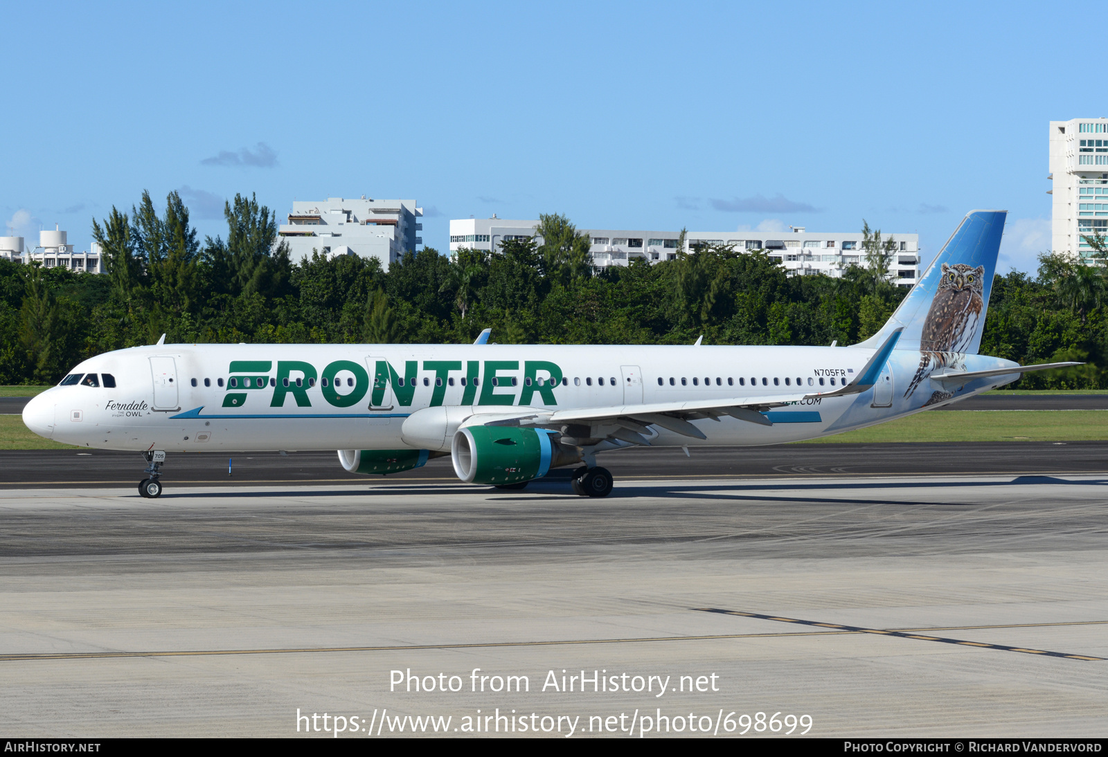 Aircraft Photo of N705FR | Airbus A321-211 | Frontier Airlines | AirHistory.net #698699