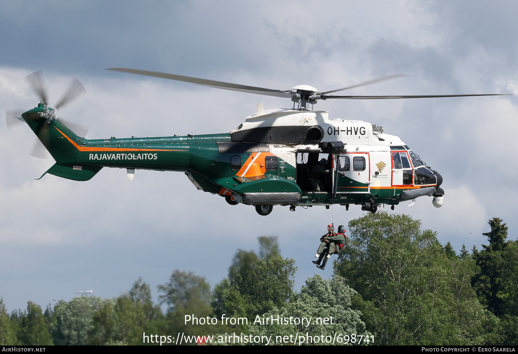 Aircraft Photo of OH-HVG | Aerospatiale AS-332L1 Super Puma | Rajavartiolaitos - Finnish Border Guard | AirHistory.net #698741