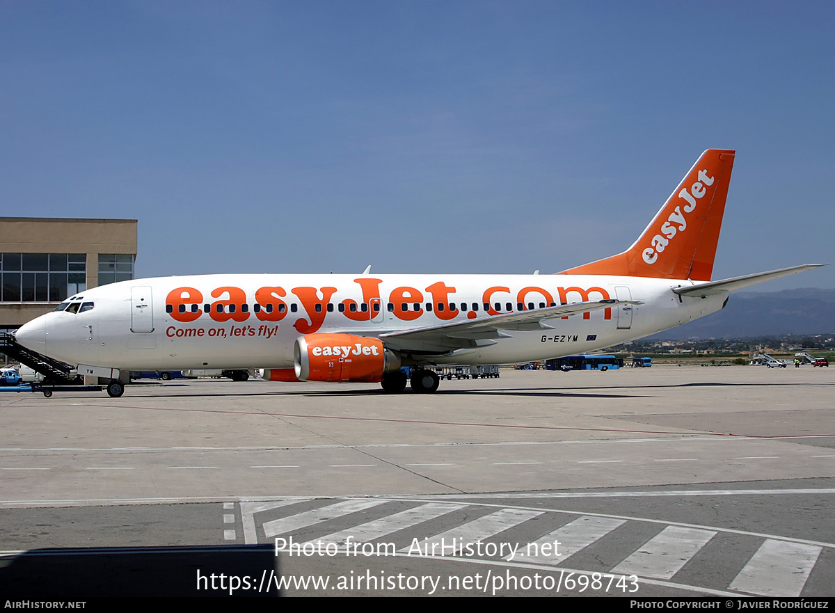 Aircraft Photo of G-EZYM | Boeing 737-33V | EasyJet | AirHistory.net #698743