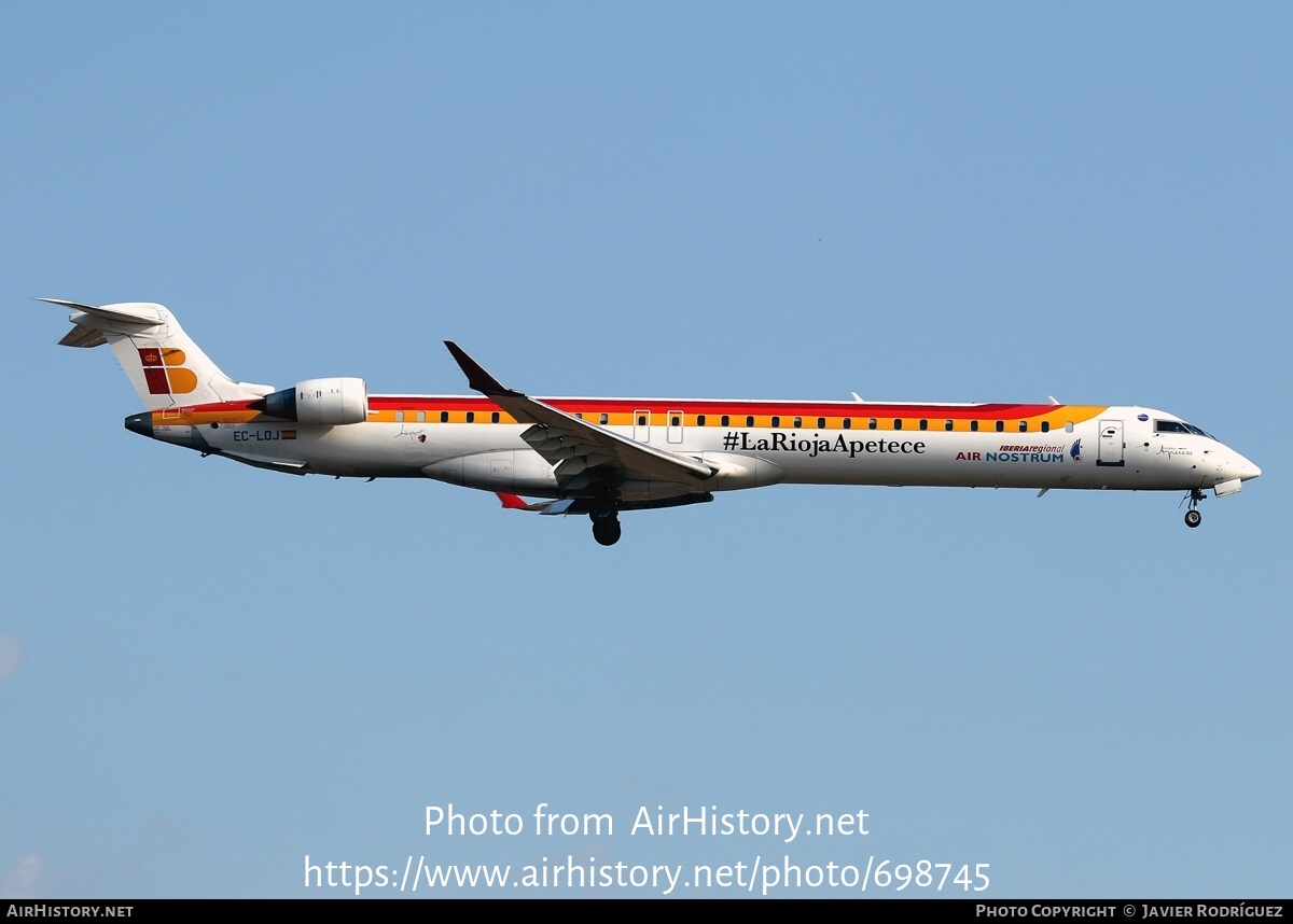 Aircraft Photo of EC-LOJ | Bombardier CRJ-1000EE (CL-600-2E25) | Iberia Regional | AirHistory.net #698745