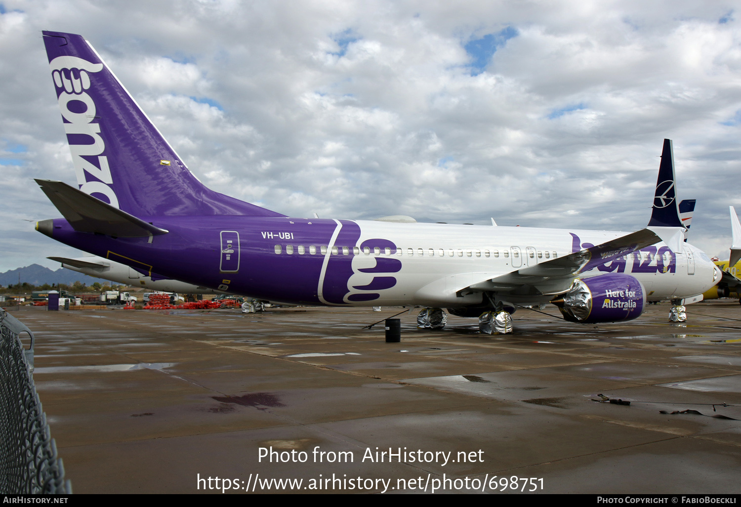 Aircraft Photo of VH-UBI | Boeing 737-8 Max 8 | Bonza Aviation | AirHistory.net #698751