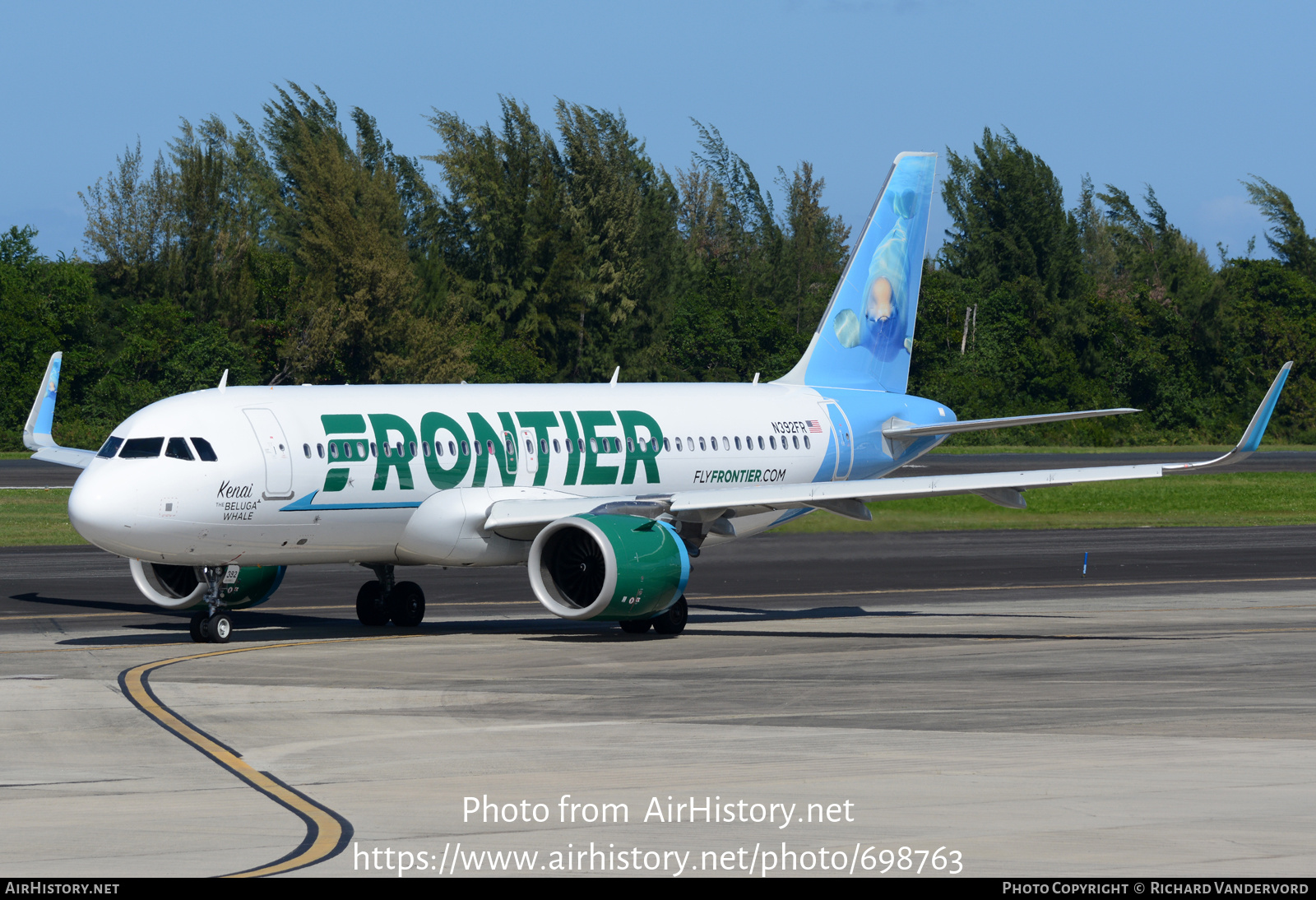 Aircraft Photo of N392FR | Airbus A320-251N | Frontier Airlines | AirHistory.net #698763