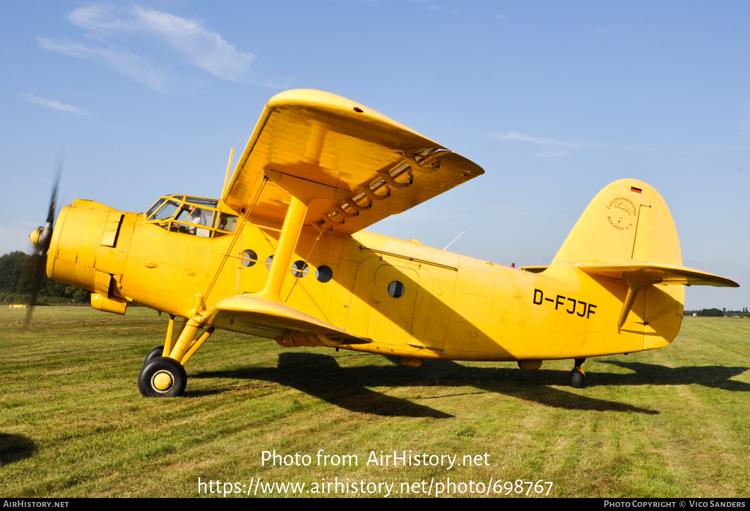 Aircraft Photo of D-FJJF | Antonov An-2TD | FSV Rüwalders | AirHistory.net #698767