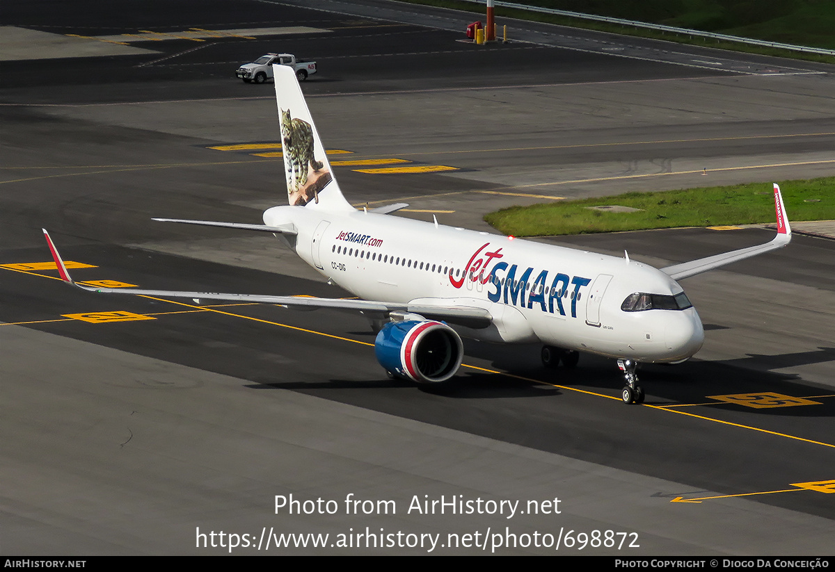 Aircraft Photo of CC-DIG | Airbus A320-271N | JetSmart | AirHistory.net #698872