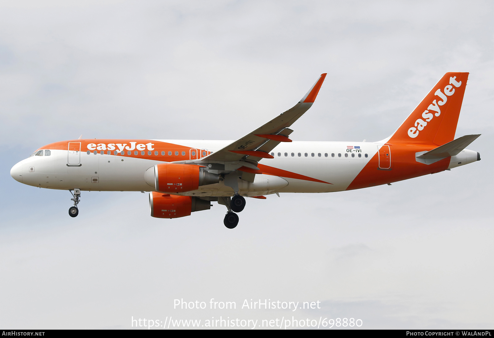 Aircraft Photo of OE-IVI | Airbus A320-214 | EasyJet | AirHistory.net #698880