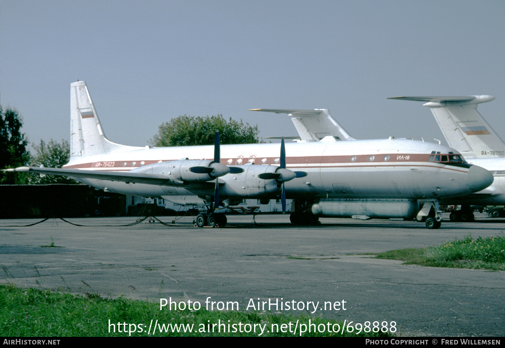 Aircraft Photo of RA-75423 | Ilyushin Il-18LL | AirHistory.net #698888