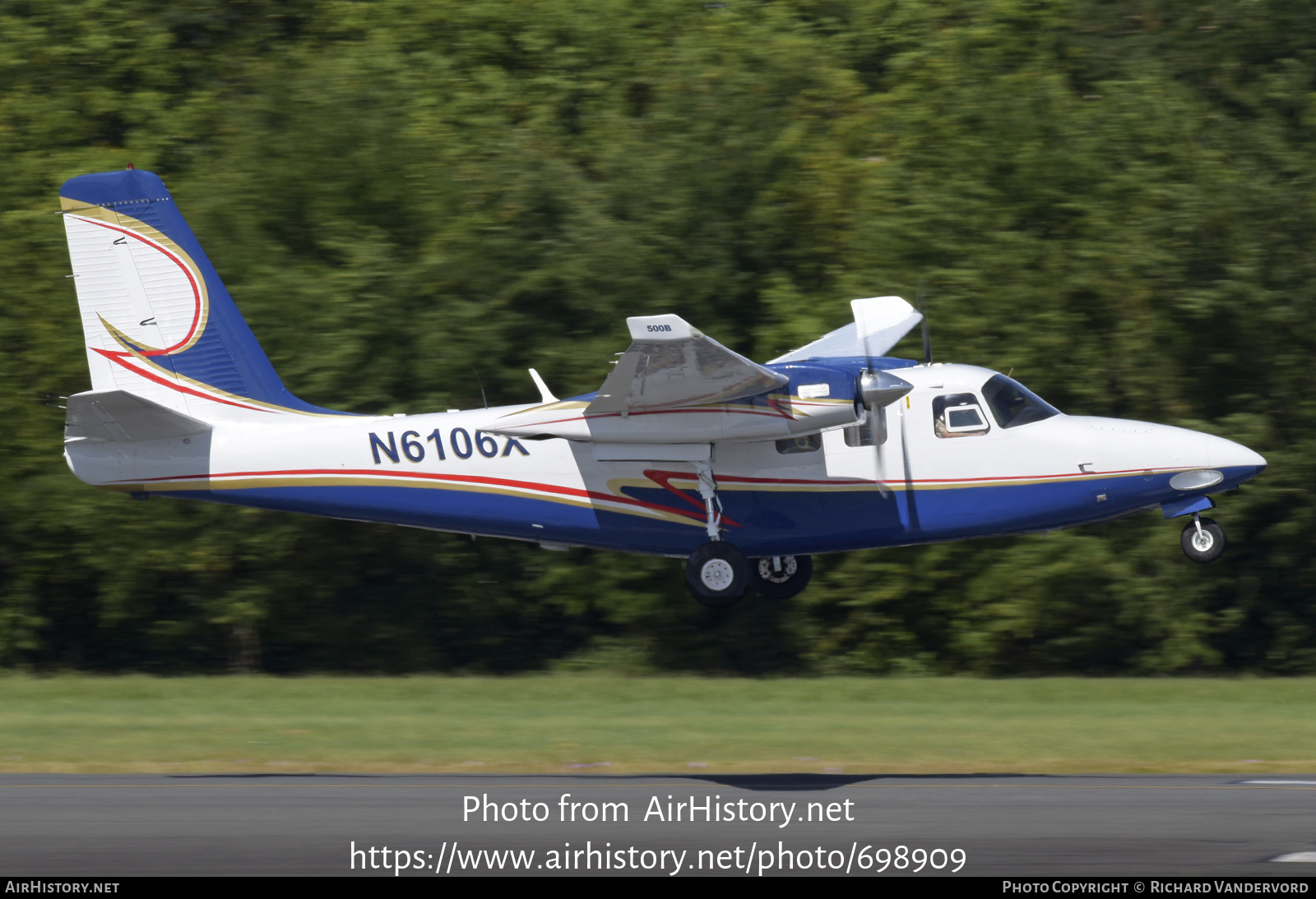 Aircraft Photo of N6106X | Aero Commander 500B Commander | AirHistory.net #698909