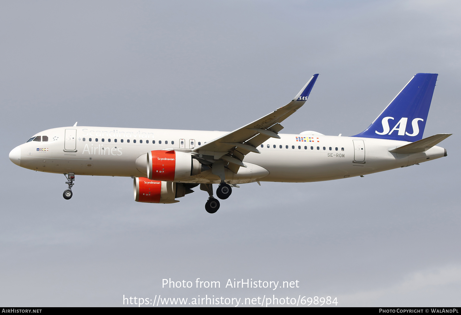 Aircraft Photo of SE-ROM | Airbus A320-251N | Scandinavian Airlines - SAS | AirHistory.net #698984