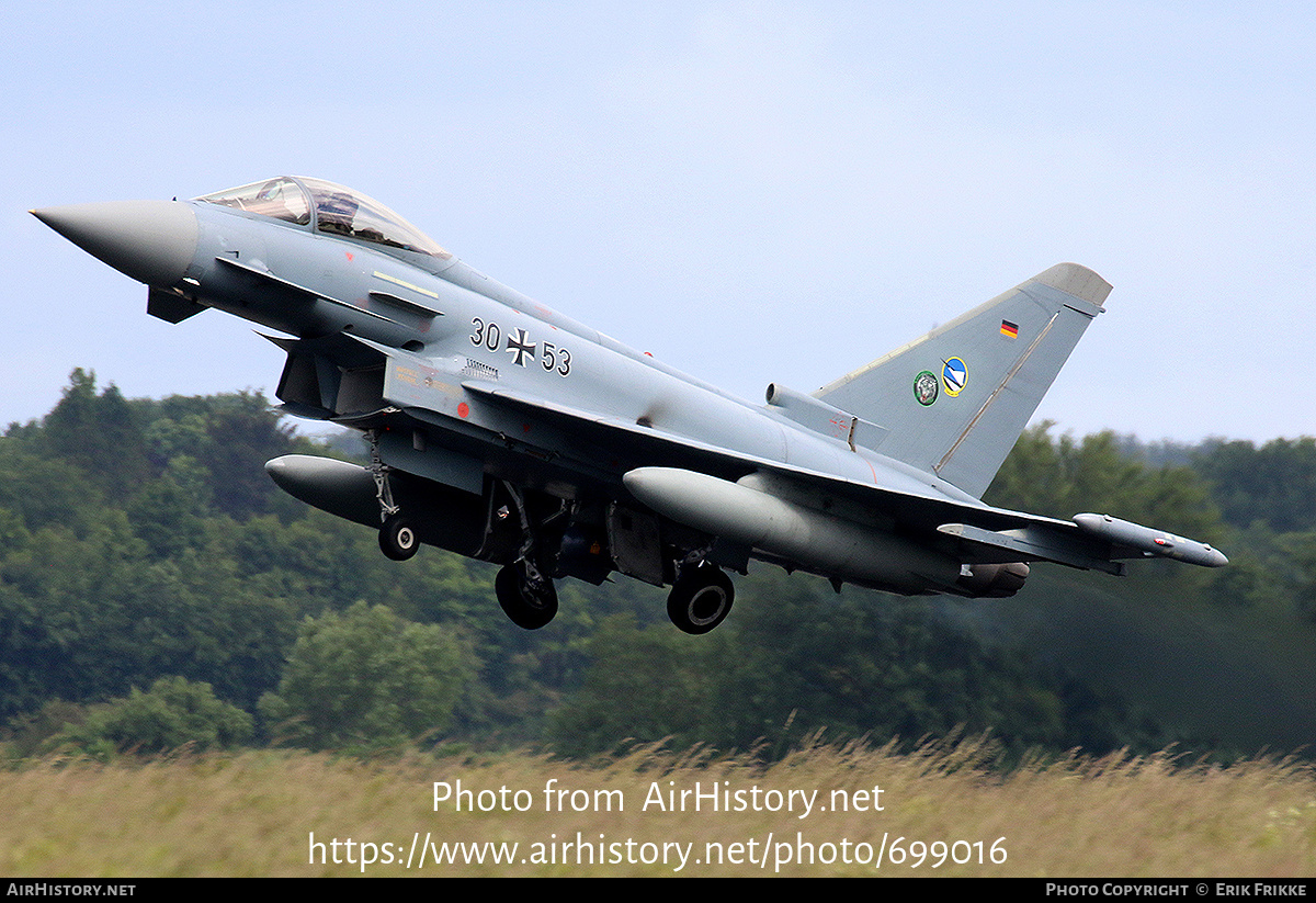 Aircraft Photo of 3053 | Eurofighter EF-2000 Typhoon S | Germany - Air Force | AirHistory.net #699016
