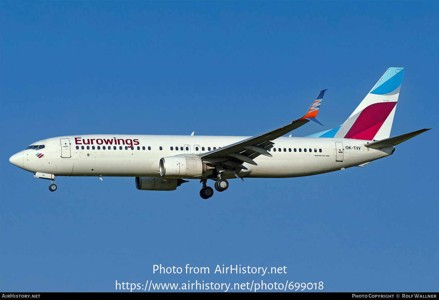 Aircraft Photo of OK-TVV | Boeing 737-86N | Eurowings | AirHistory.net #699018