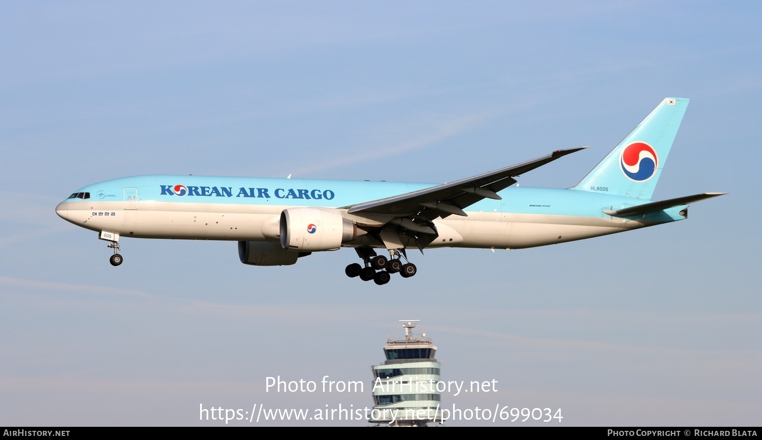 Aircraft Photo of HL8005 | Boeing 777-FB5 | Korean Air Cargo | AirHistory.net #699034