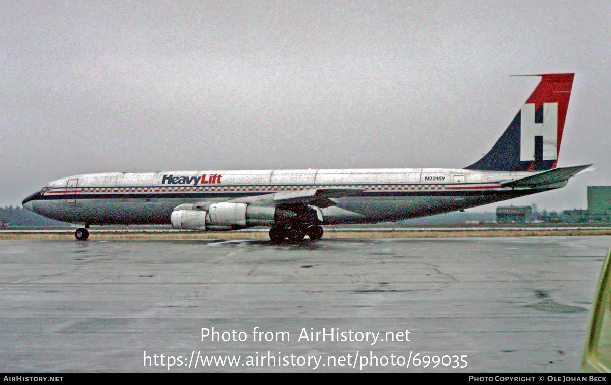 Aircraft Photo of N2215Y | Boeing 707-351C | HeavyLift Cargo Airlines | AirHistory.net #699035