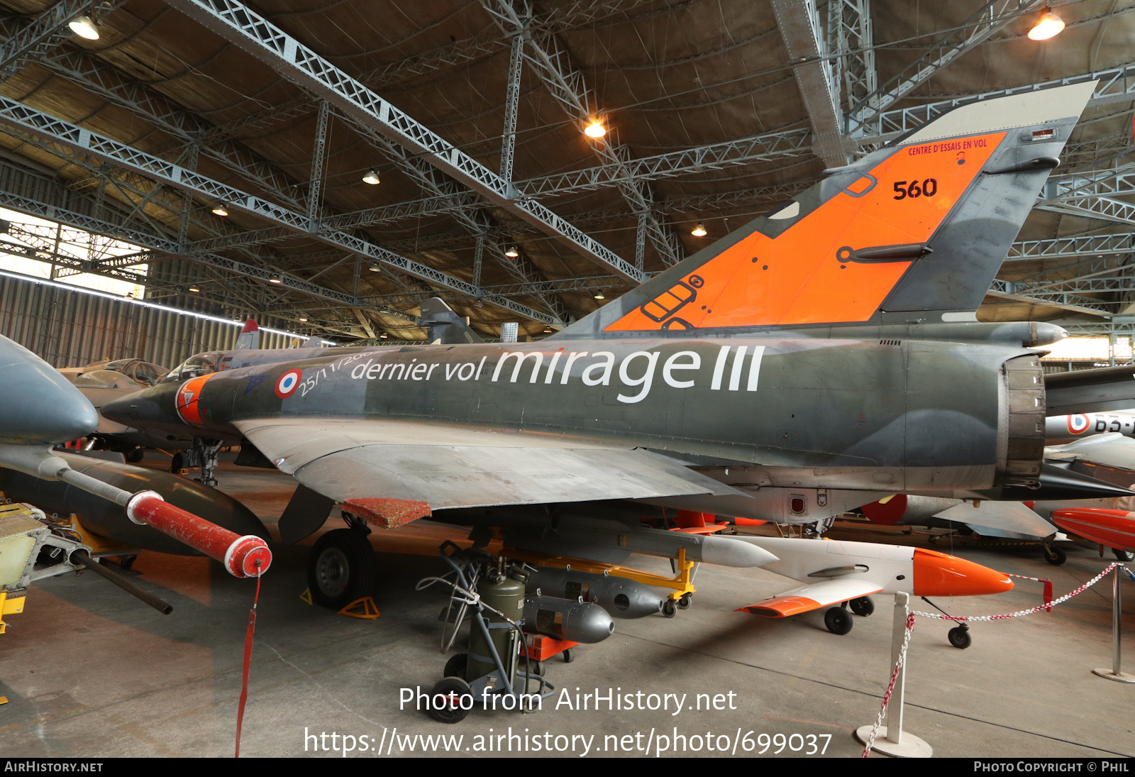 Aircraft Photo of 560 | Dassault Mirage IIIE(R) | France - Air Force | AirHistory.net #699037