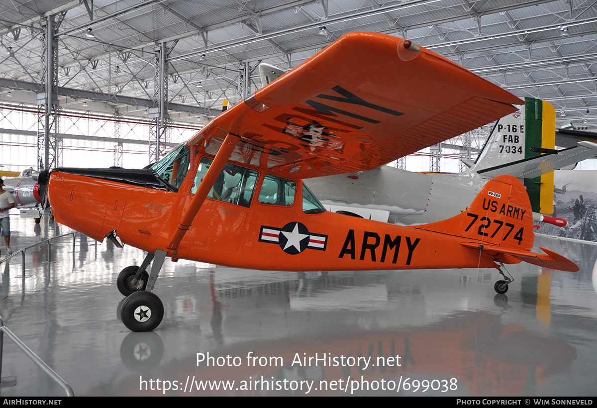 Aircraft Photo of PP-EKF / 72774 | Cessna O-1A Bird Dog (305A/L-19A) | USA - Army | AirHistory.net #699038