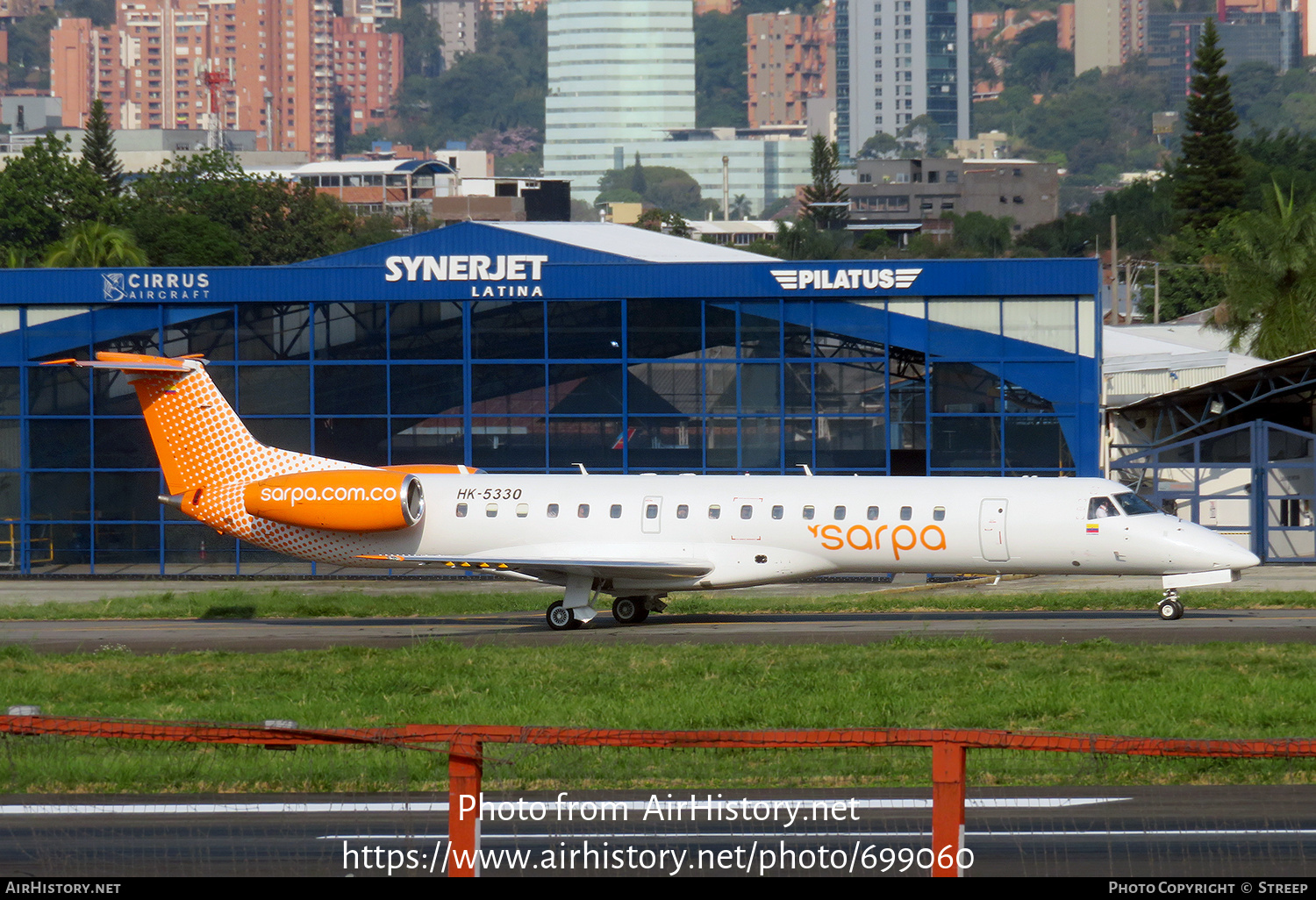 Aircraft Photo of HK-5330 | Embraer ERJ-145LR (EMB-145LR) | SARPA - Servicios Aéreos Panamericanos | AirHistory.net #699060