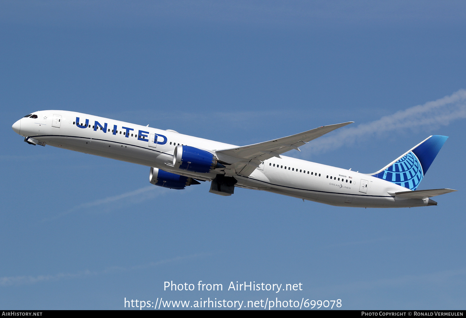 Aircraft Photo of N14019 | Boeing 787-10 Dreamliner | United Airlines | AirHistory.net #699078