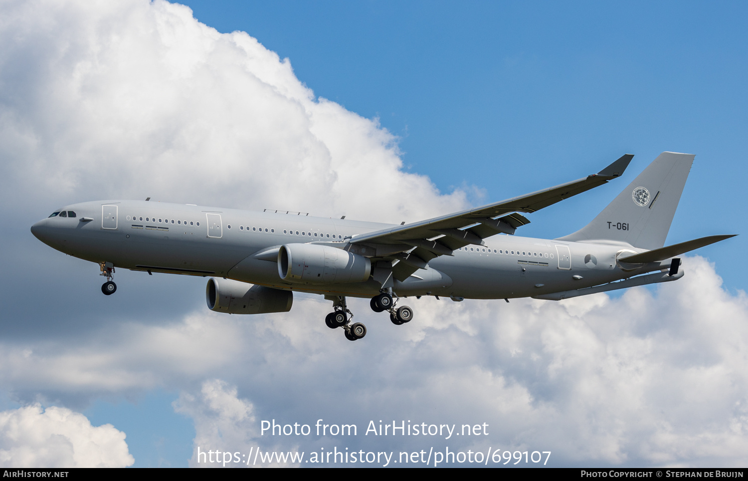 Aircraft Photo of T-061 | Airbus A330-243MRTT | Netherlands - Air Force | AirHistory.net #699107