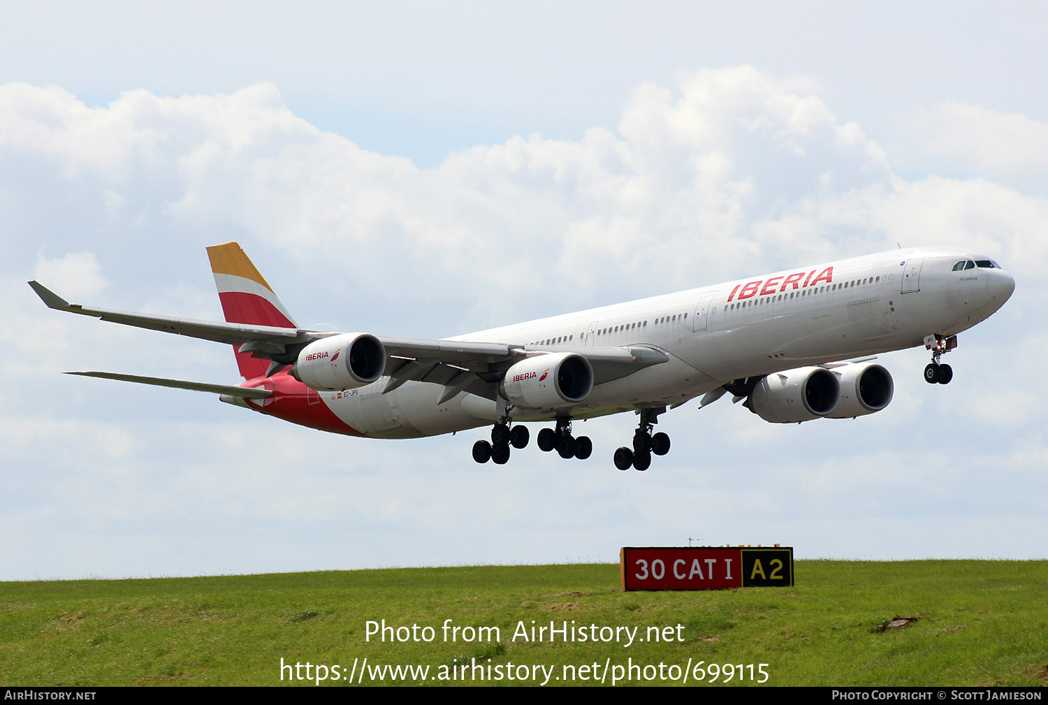 Aircraft Photo of EC-JPU | Airbus A340-642 | Iberia | AirHistory.net #699115