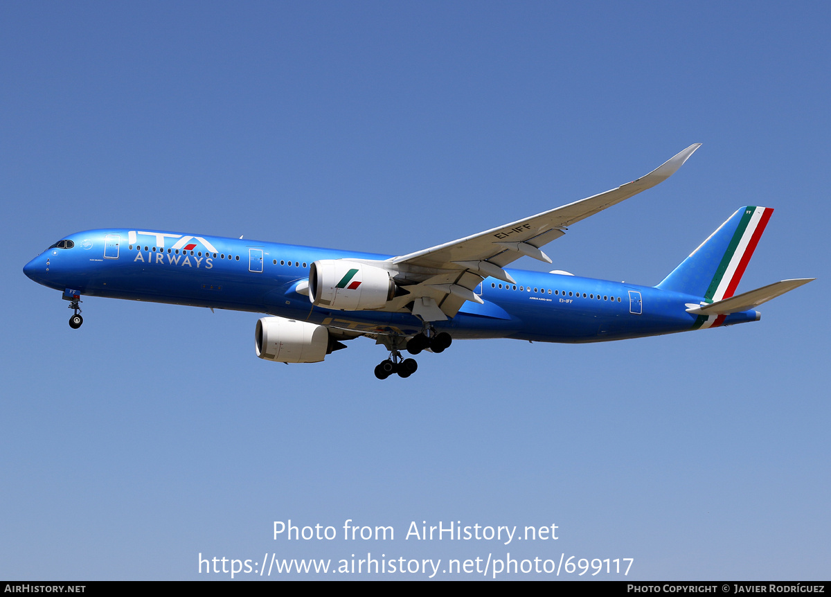 Aircraft Photo of EI-IFF | Airbus A350-941 | ITA Airways | AirHistory.net #699117