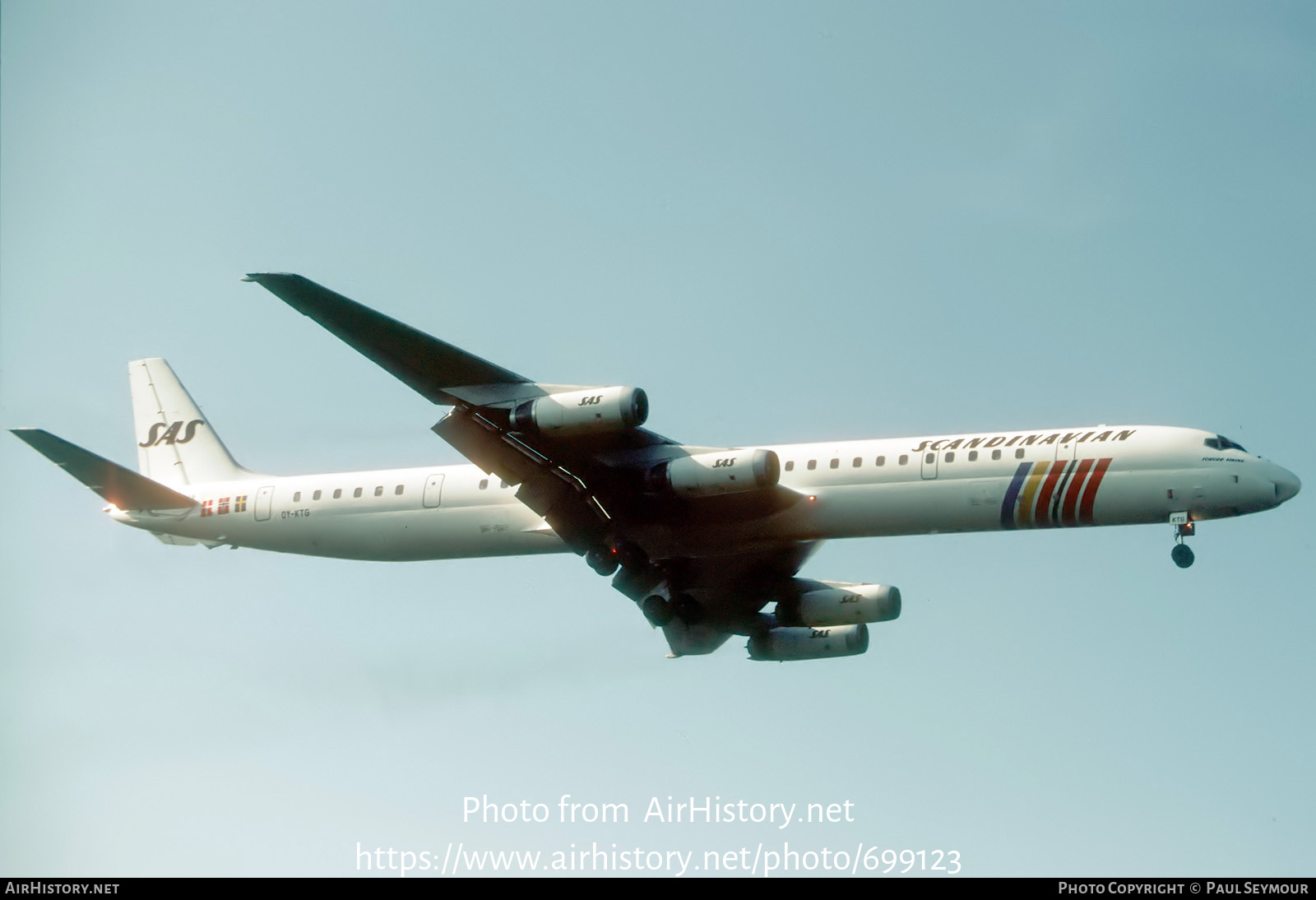 Aircraft Photo of OY-KTG | McDonnell Douglas DC-8-63PF | Scandinavian Airlines - SAS | AirHistory.net #699123