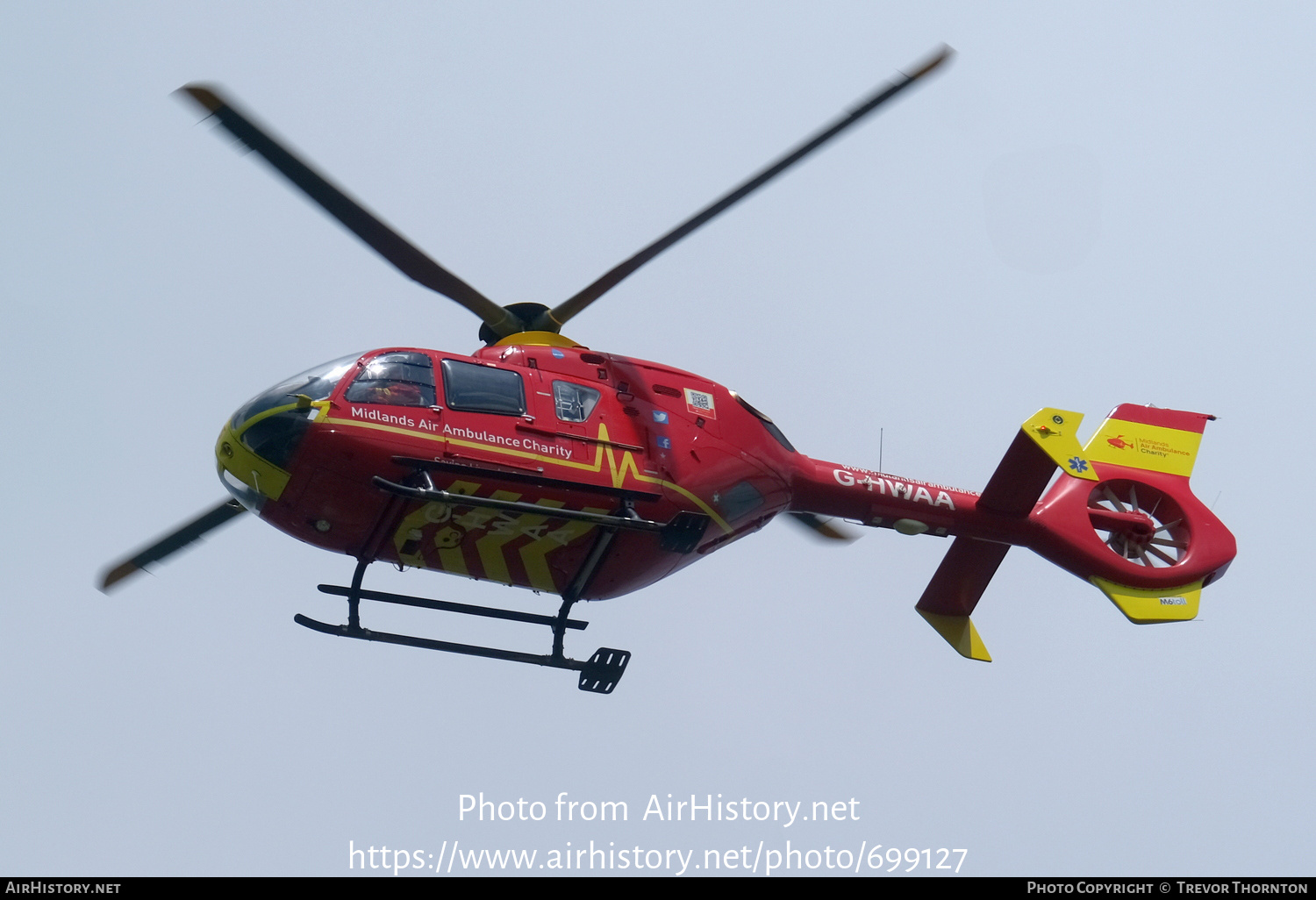 Aircraft Photo of G-HWAA | Eurocopter EC-135T-2 | Midlands Air Ambulance | AirHistory.net #699127