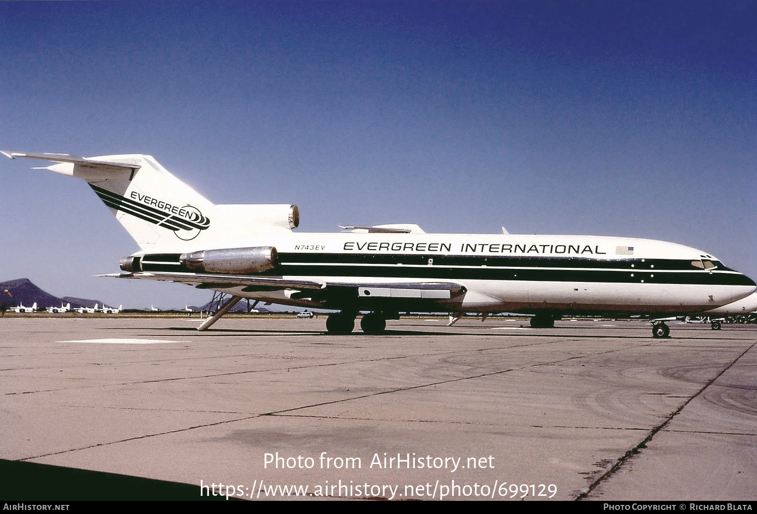 Aircraft Photo of N743EV | Boeing 727-22(F) | Evergreen International Airlines | AirHistory.net #699129