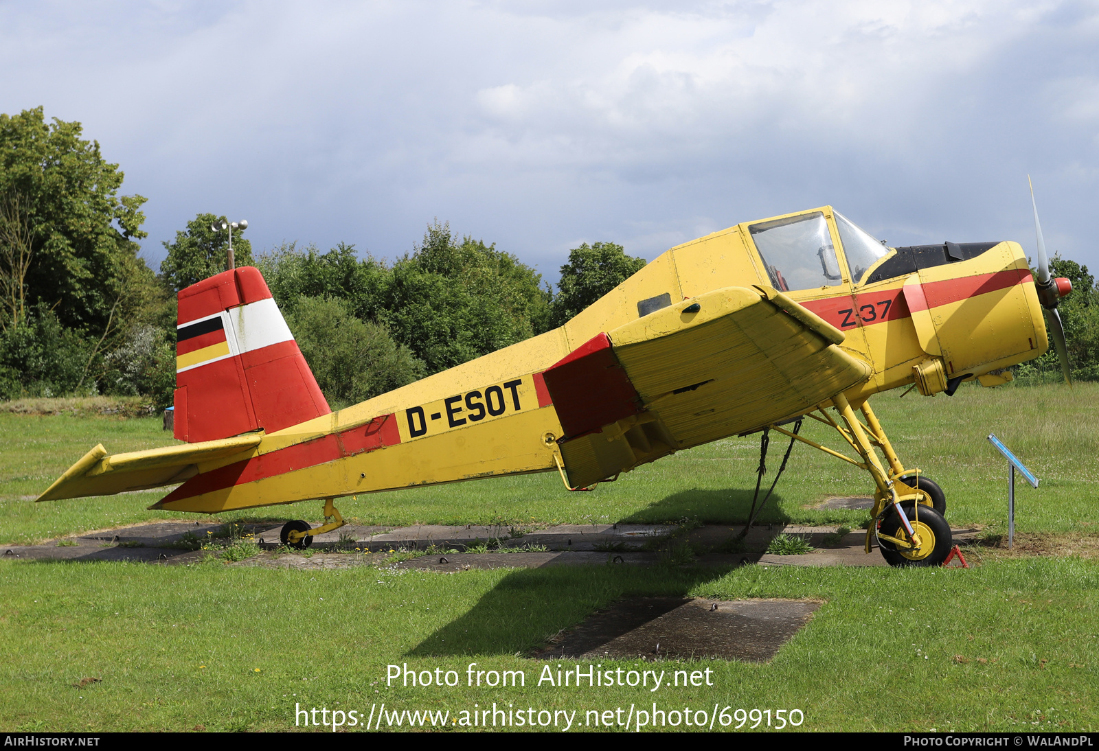 Aircraft Photo of D-ESOT | Zlin Z-37A Cmelak | AirHistory.net #699150