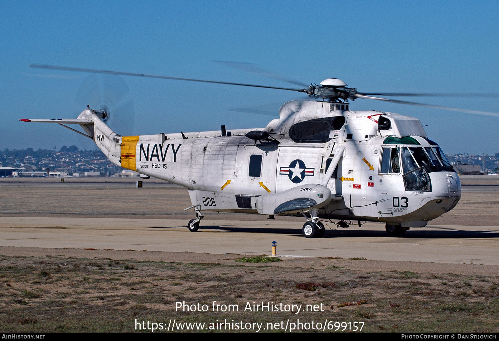 Aircraft Photo of 152108 / 2108 | Sikorsky UH-3H Sea King (S-61B) | USA ...