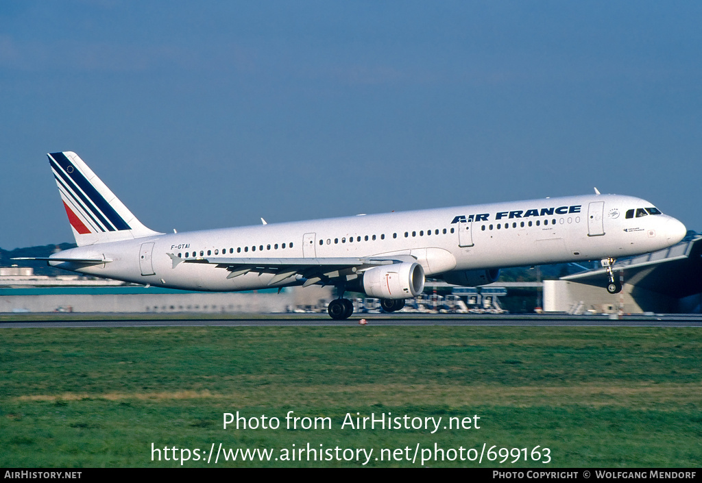 Aircraft Photo of F-GTAI | Airbus A321-211 | Air France | AirHistory.net #699163
