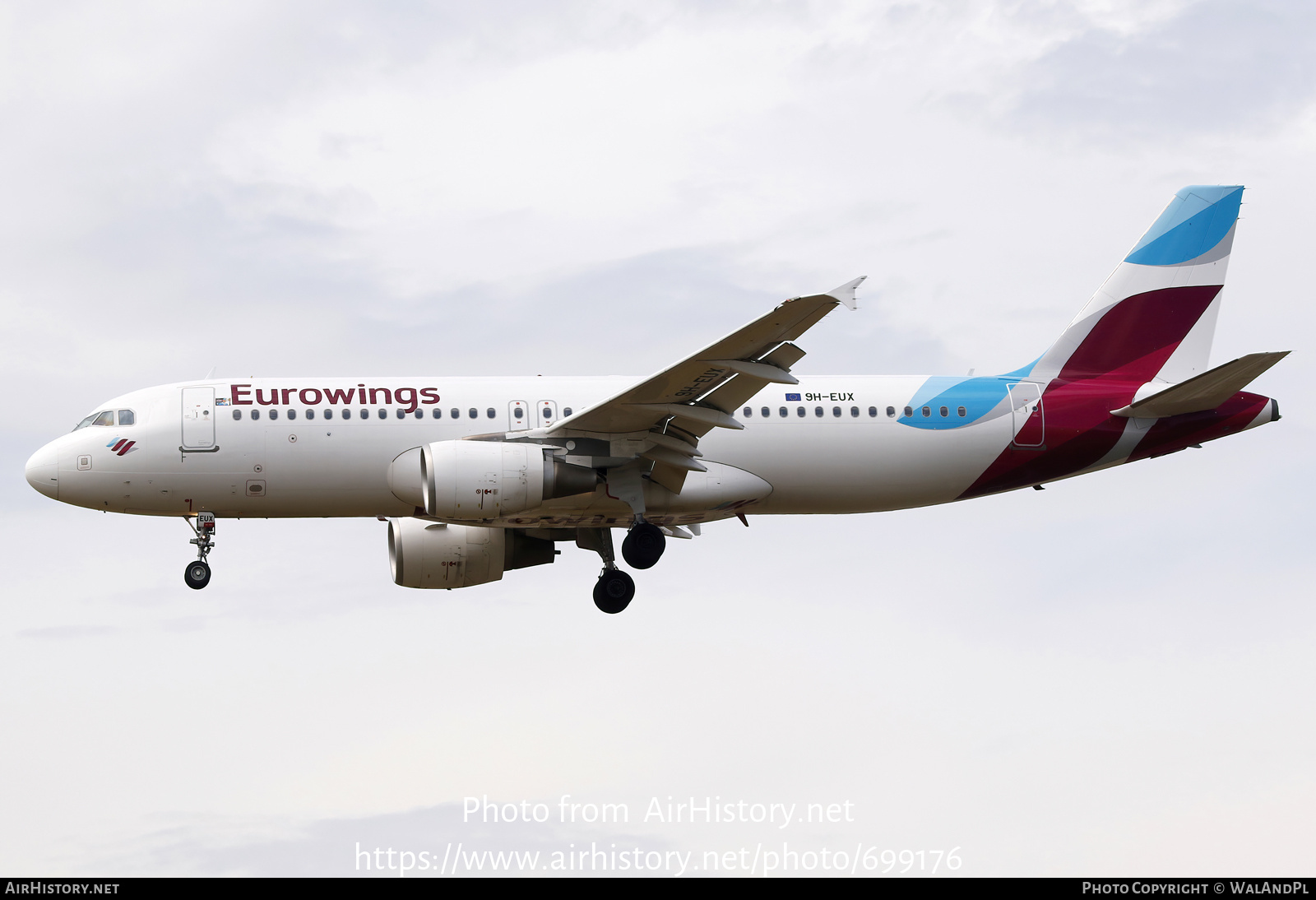 Aircraft Photo of 9H-EUX | Airbus A320-214 | Eurowings | AirHistory.net #699176