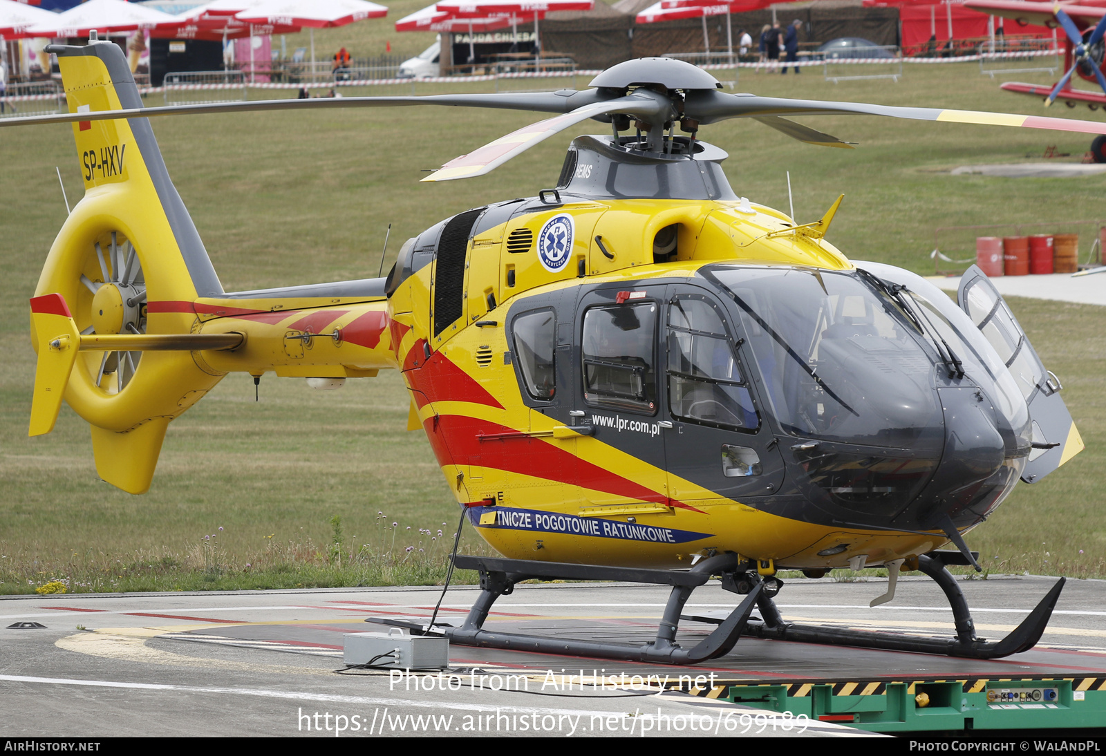 Aircraft Photo of SP-HXV | Eurocopter EC-135P-2+ | Polish Medical Air Rescue - Lotnicze Pogotowie Ratunkowe - LPR | AirHistory.net #699189